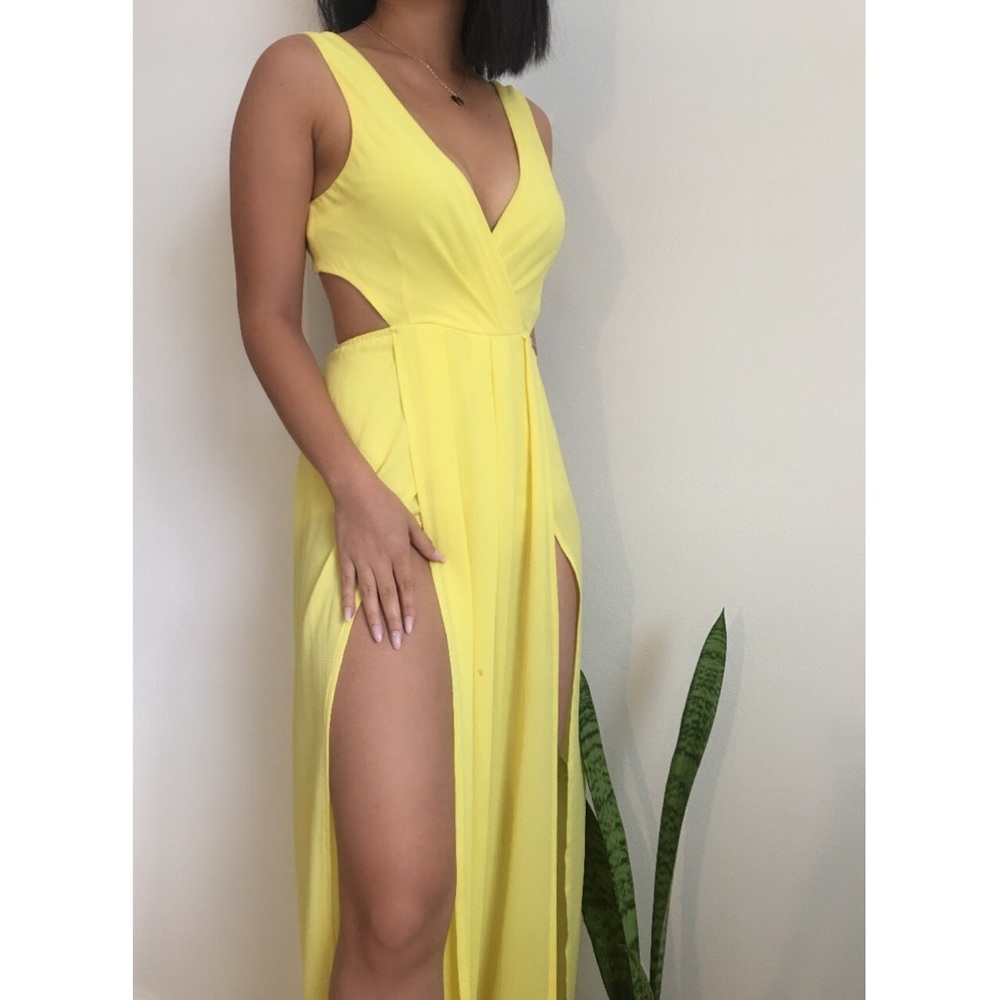 💛Yellow Bodysuit Maxi💛